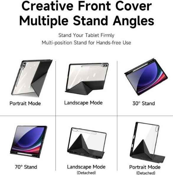 Energy Label Dux Ducis Magi Series Bookover (Galaxy Tab S9+, Galaxy Tab S9 FE+)