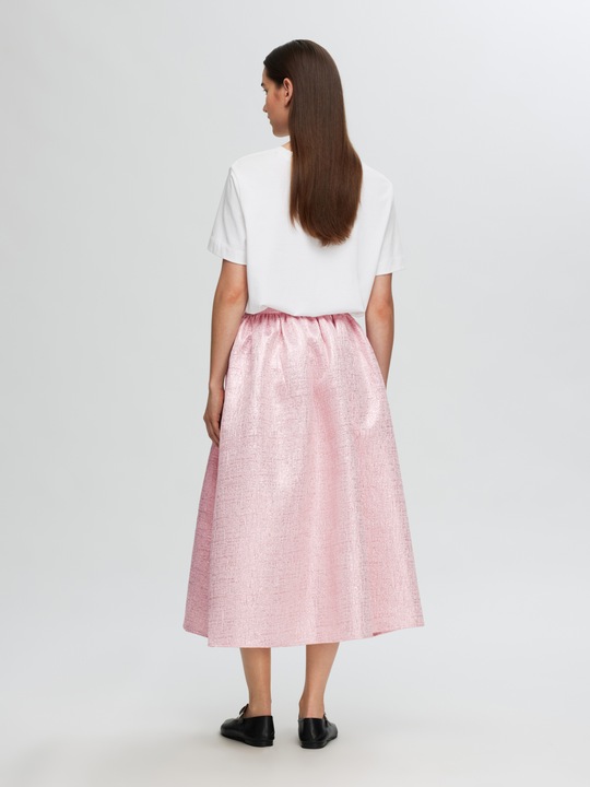 Immagine prodotto Selected Femme Maxi gonna in jacquard metallizzato (36)