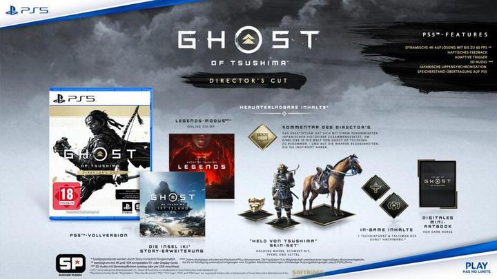 Actual product image Sony Ghost of Tsushima - Directors Cut (PS5, DE)