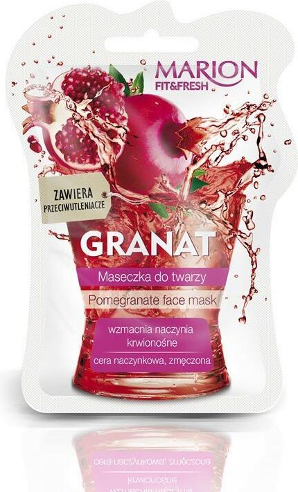 Produktbild Marion MARION Fit&Fresh Face Mask maseczka do twarzy wzmocnienie naczyń krwionośnych Granat 7,5ml (7.50 ml)