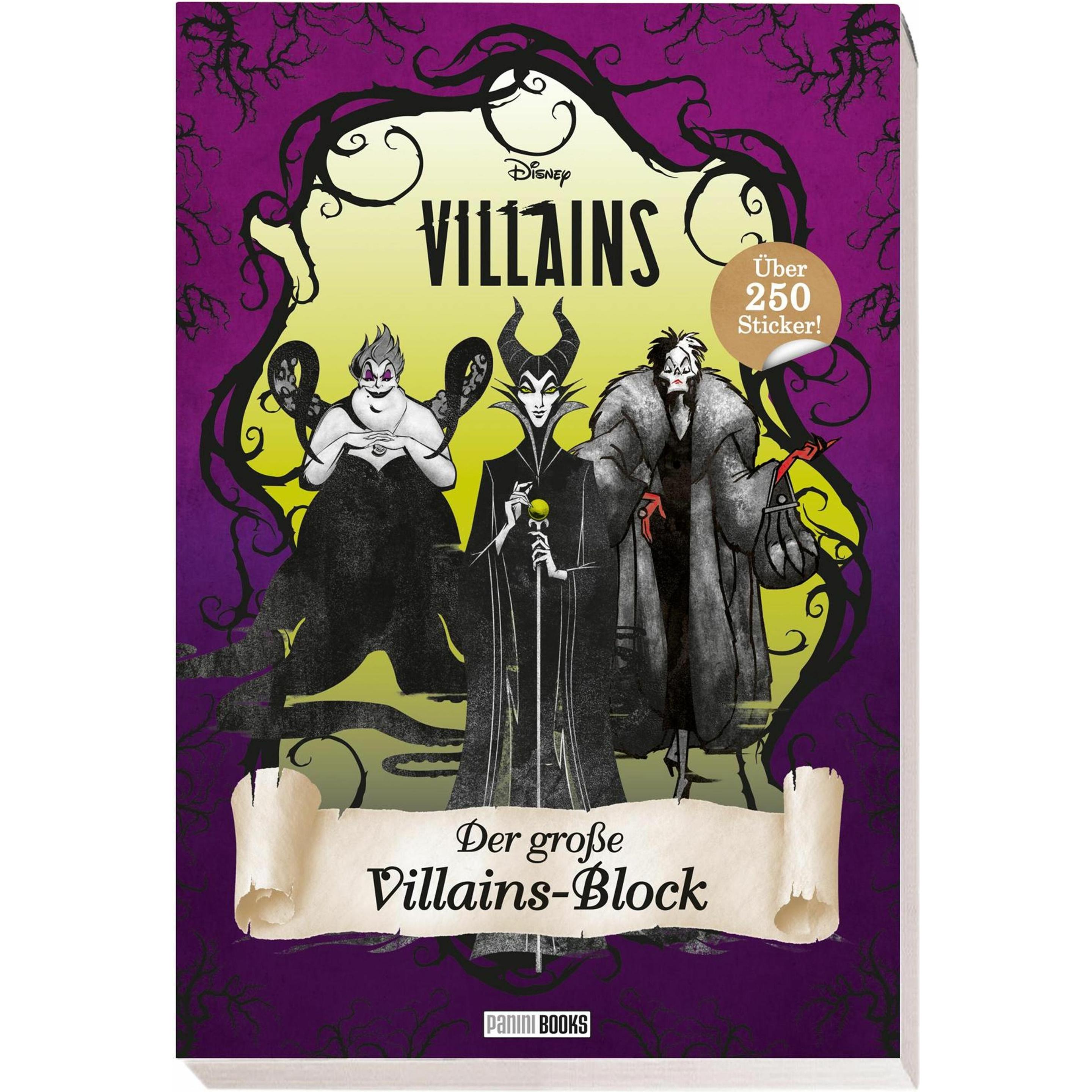Disney Villains: Der grosse Villains-Block, Kinderbücher von Panini