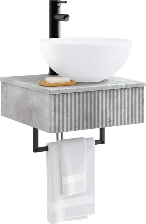 Actual product image vidaXL Wandmontiertes Waschbecken (405 mm, 410 mm)