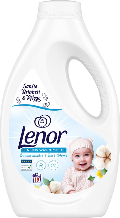 Actual product image Lenor Sensitive (19 Washing cycles, Liquid)