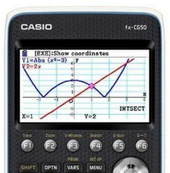 Actual product image Casio FX-CG50 (Batteries)