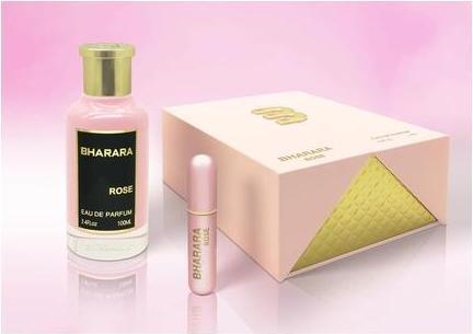 Actual product image Bharara Rose Eau de Parfum 3.4 Fl Oz 100 Ml (Eau de parfum, 100 ml)