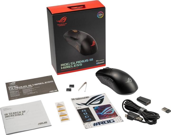 Actual product image ASUS ROG Gladius III (Cable)