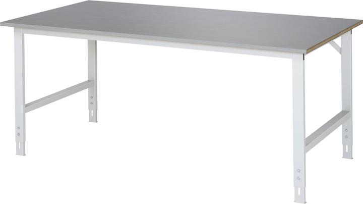 RAU Etabli Table de base Tom 2000 x 1000 x 760 à 1080 mm