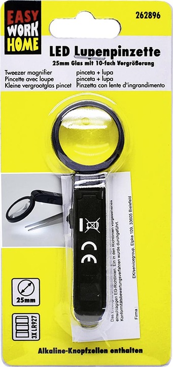 Immagine prodotto Easy Work Pinzetta d'ingrandimento a LED