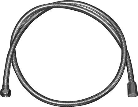 Neoperl bruseslange metallo 2,00 metri 1/2" rotondo x 1/2" konisk omløber