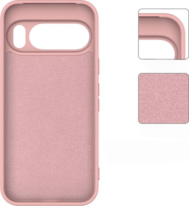 Actual product image Cover-Discount Google Pixel 10 / 10 Pro - Silikon Gummi Hülle mit Riemen (Google Pixel 10 Pro, Google Pixel 10)