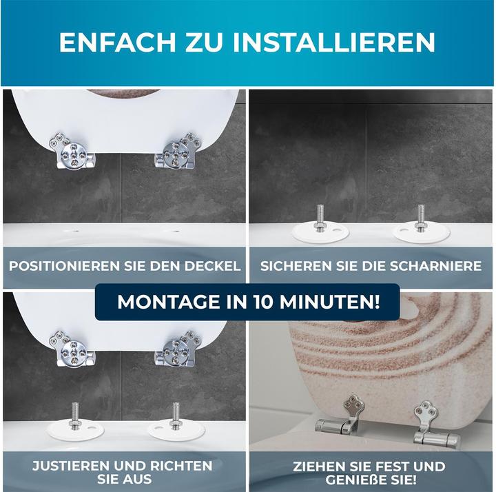 Produktbild Benkstein Toilettensitz MDF, Beige