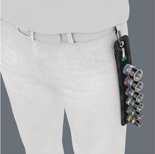 Produktbild Wera Belt C 1 Zyklop Steckschlüsseleinsatz-Satz (16 mm, 13 mm, 17 mm, 19 mm, 10 mm, 15 mm)