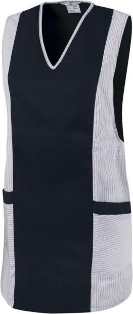 Produktbild Judith Leiber Arbeitsbluse mit Kasack-Verschluss, 65% Polyester schwarz-weiss (36, 38, 40, 42)