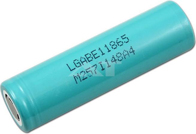 Actual product image LG ICR18650E1 - 3200mAh 3.6V - 3.8V Lithium Battery (Unprotected) (1 pcs., 18650, 3200 mAh)