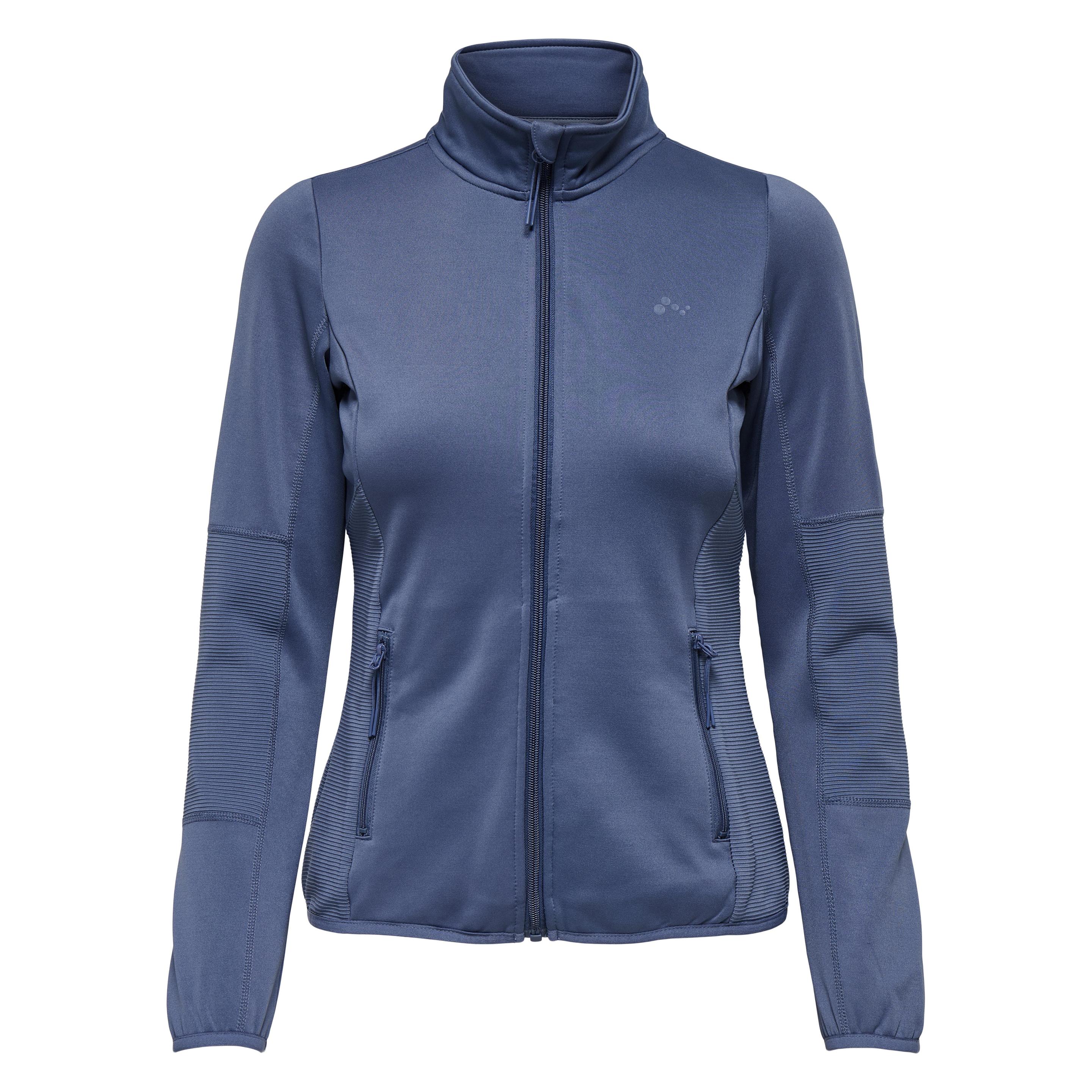 Only Play, Damen, Outdoorjacken, Körperbetont Fleecejacke Jacke (M), Blau, M