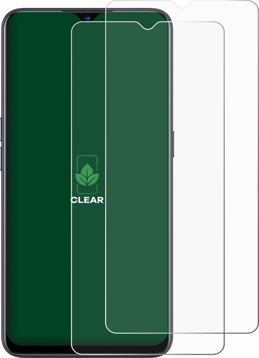 Actual product image ScreenLeaf Protective film sustainable screen protector screen protector film clear transparent (2 Piece, Oppo Find X2 Lite)