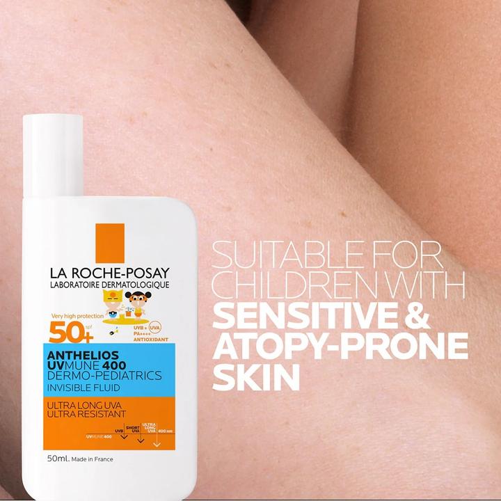 Actual product image La Roche Posay Kids Invisible Fluid UVMune (Sun lotion, SPF 50+, 50 ml, 73 g)