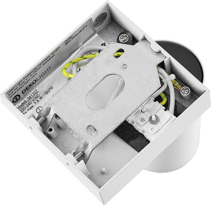 Actual product image Light In The Attic Records Wandaufbauleuchte, Can Tilt eckig, 1x 7.5 W GU10, 220-240 V/AC, IP 20 (GU10)