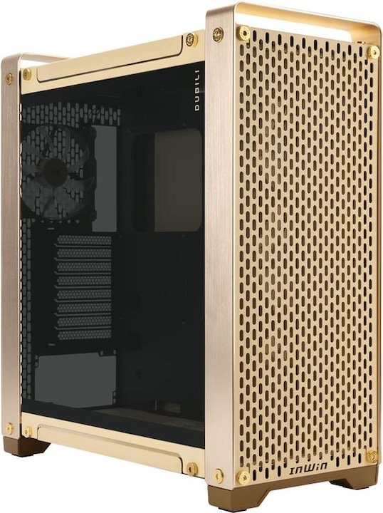 Actual product image In Win InWin DUBILI Full Tower - gold (Mini-ITX, mATX, E-ATX, ATX)