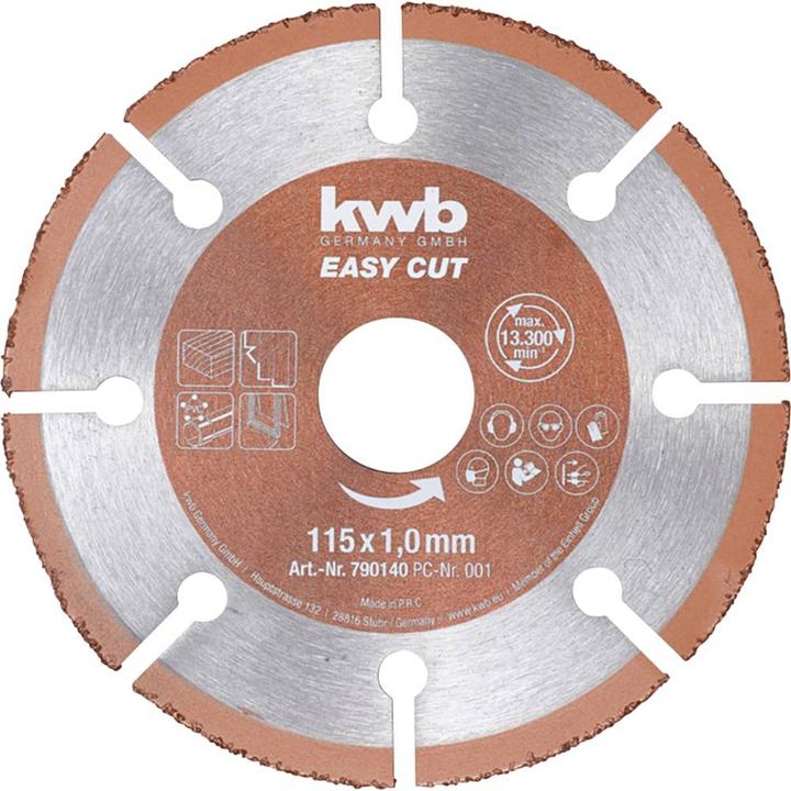 Actual product image kwb Cut-off wheel, straight EASY CUT HM CUT-off wheel, UNIVERSAL