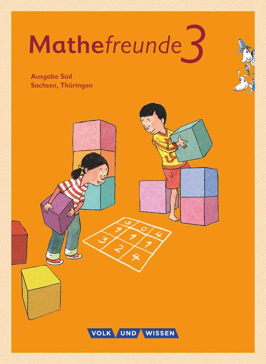 Produktbild Mathefreunde 3. Schuljahr. Ausgabe Süd. Schülerbuch mit Kartonbeilagen. SN/TH (Deutsch, Birgit Schlabitz, Edmund Kluge, Jana Elsner, Kathrin Fiedler, 2016)