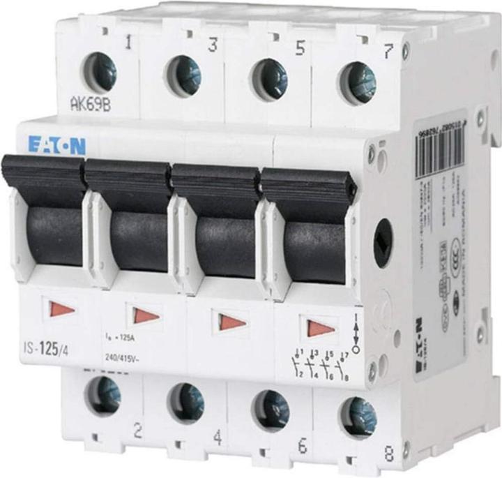 Produktbild Eaton Hauptschalter Grau 4polig 100