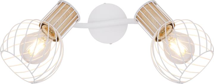 Image du produit Globo Projecteur Luise blanc 2xE27 (E27)