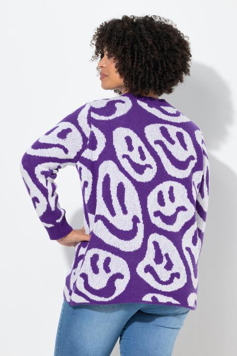Produktbild Angel of Style Pullover, Straight Fit, Smiley-Muster (54)