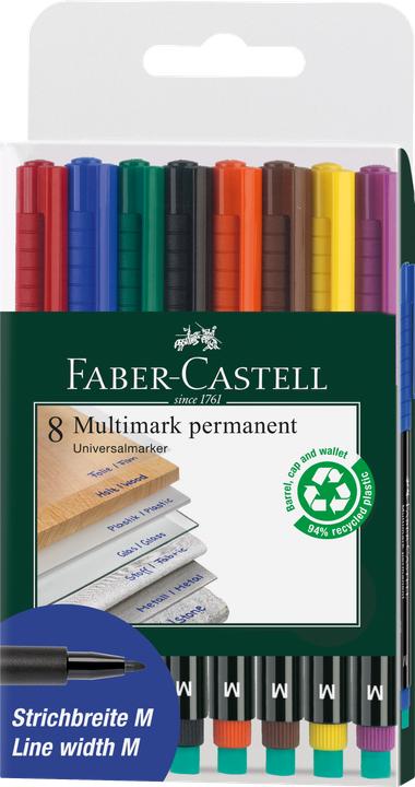 Actual product image Faber-Castell MULTIMARK - permanent marker (8x)