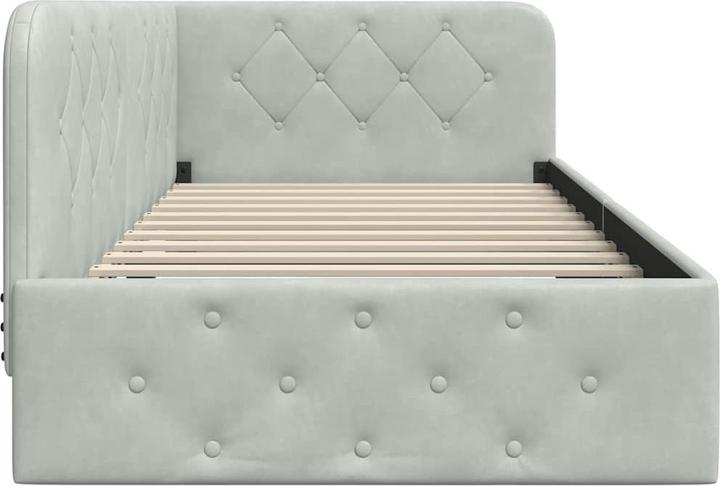 Actual product image vidaXL Eckbettgestell (100 x 200 cm)