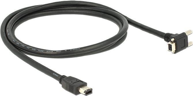 Image du produit Delock Câble FireWire IEEE 1394B 6 pôles/9 pôles, 2 mètres (2 m, FireWire)