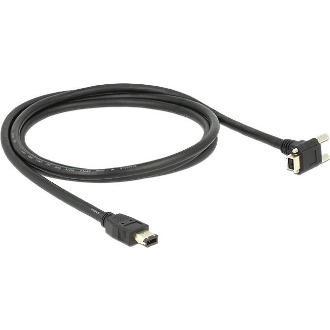 Thumbnail - Delock Kabel FireWire IEEE 1394B 6Pol/9Pol, 2Meter (2 m, FireWire), Schnittstellenkabel