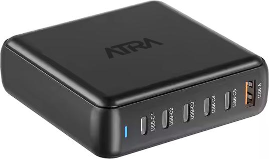 Produktbild Atra 6-Port 200W GAN Desktop Charger (200 W, 6 Ports)