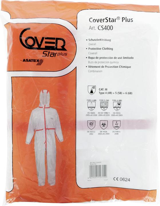 Image du produit Cover Combinaison de protection chimique (L)