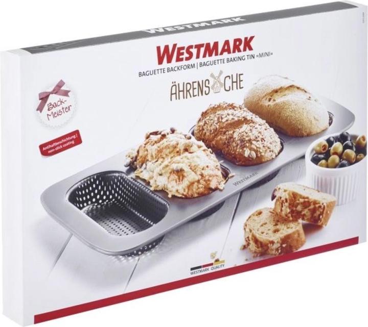 Actual product image Westmark 4 baguette baking dish mini, 35.6x21.5cm (21.50 cm)