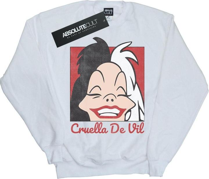 Produktbild Disney Cruella De Vil Cropped Head Sweatshirt (M)