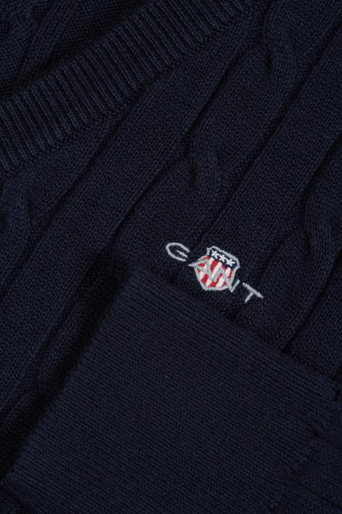 Image du produit GANT Stretch Cotton Cable V-Neck (XL)