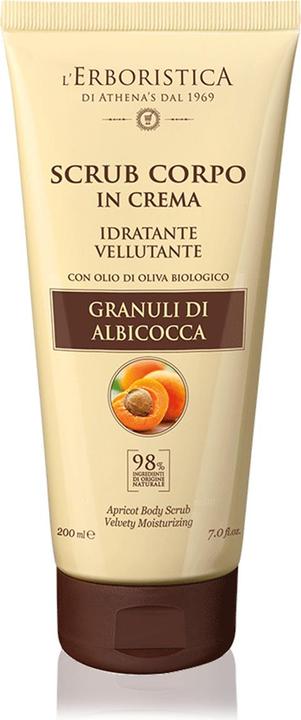 L'Erboristica di Athena's Scrub vellutato per il corpo con granuli di albicocca 200ml (200 ml)