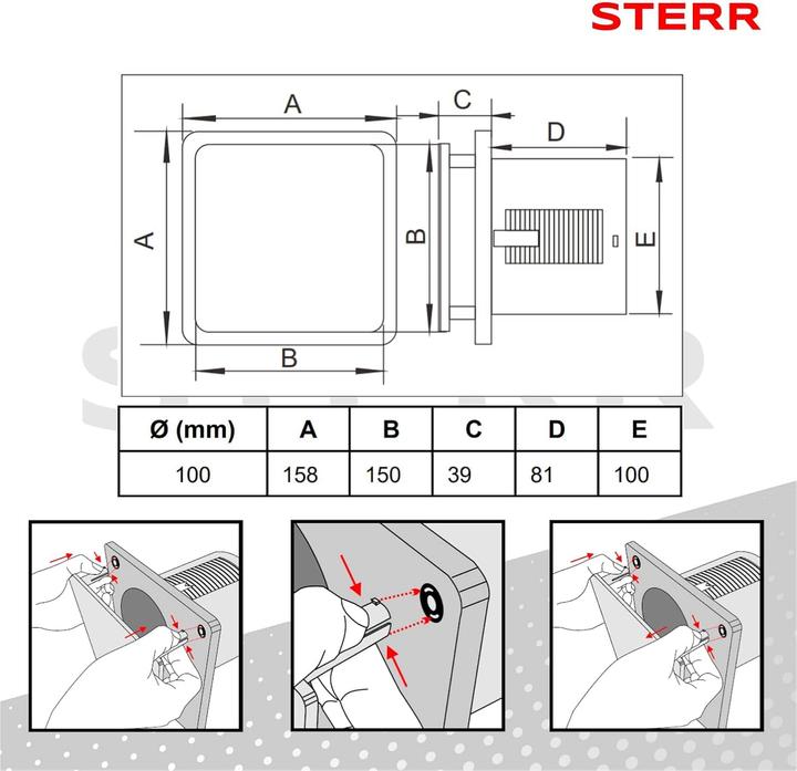 Produktbild Sterr Badezimmerlüfter