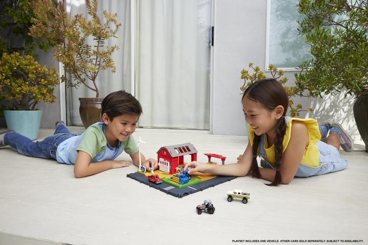Actual product image Matchbox Action Drivers Farm Harvest Playset