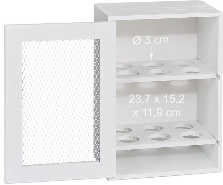 Produktbild Relaxdays Eierschrank (18 x 12 x 25 cm, 5.50 l)