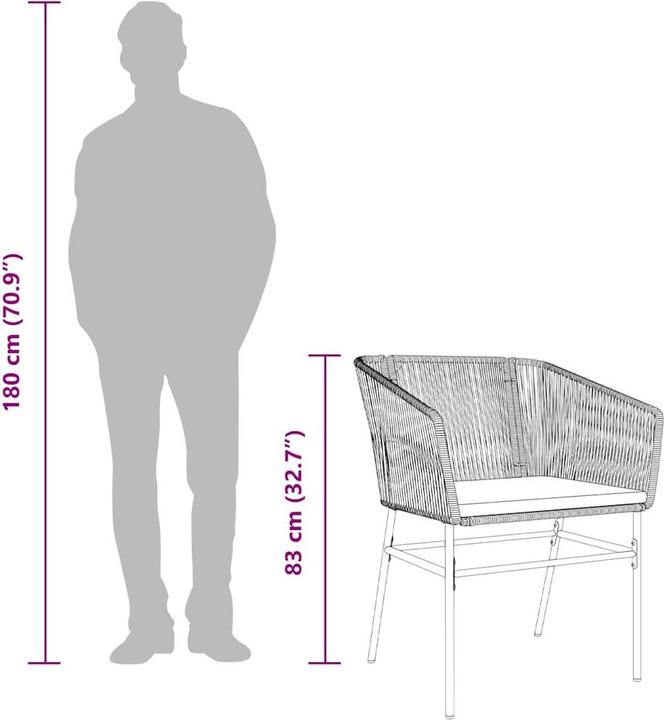Produktbild vidaXL Garten Essgruppe