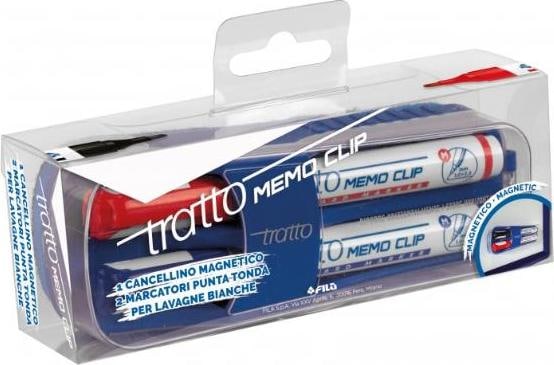 Produktbild Tratto Memo Clip with Eraser Set 2 pcs (Mehrfarbig, 2 x)