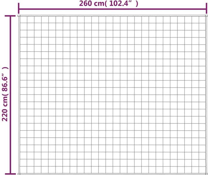 Produktbild vidaXL Pru (220 x 260 cm)