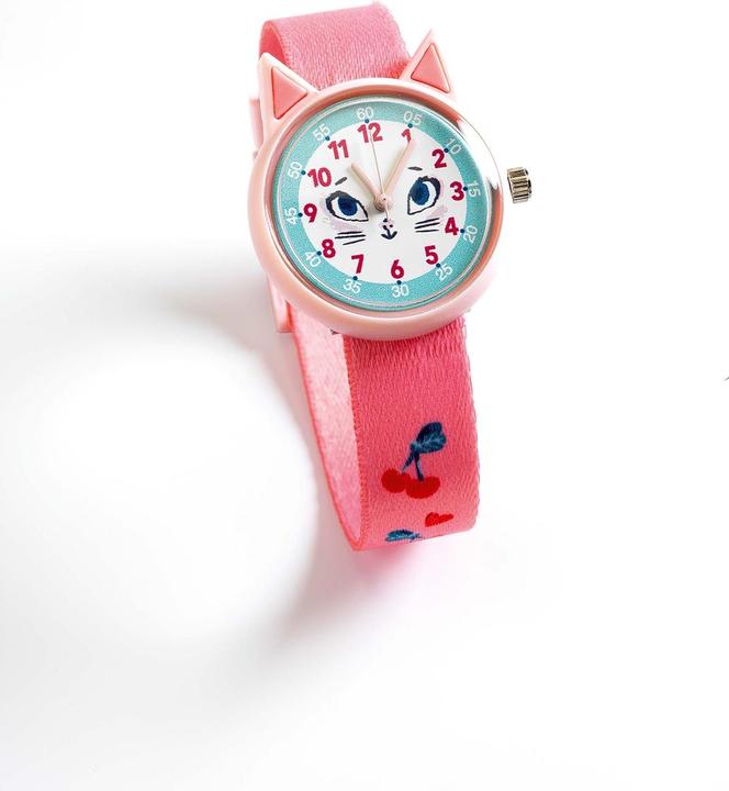 Productafbeelding Djeco Kat (Analoog horloge, 30 mm)