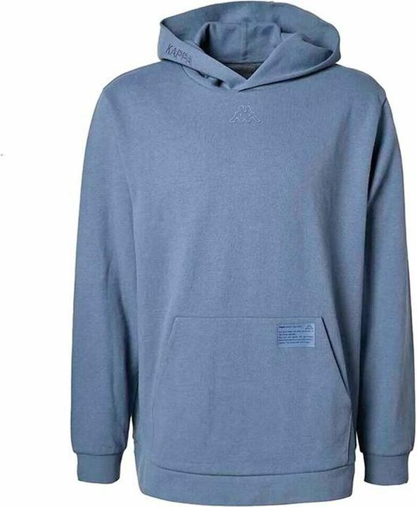Produktbild Kappa Unisex Sweater mit Kapuze Blau (S)