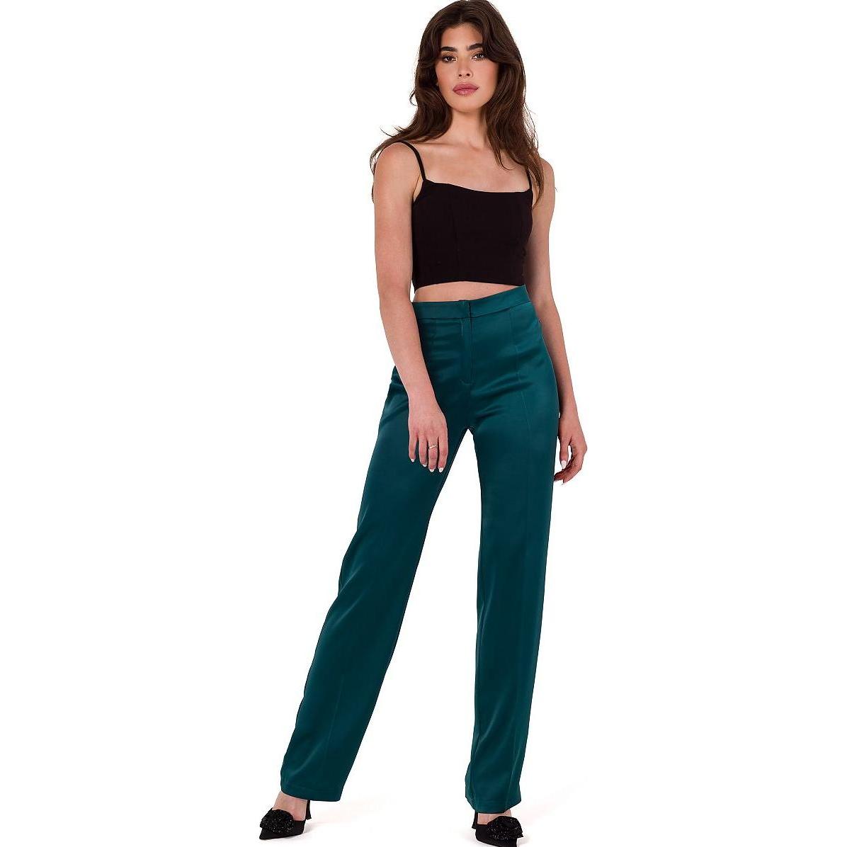 Makover, Damen, Hosen, Damen Hose, Grün, (XL)