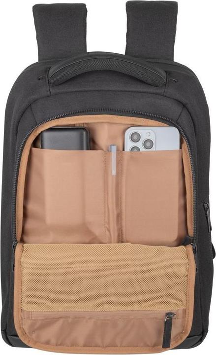 Produktbild Rivacase ECO Laptop Rucksack 14 Zoll kompatibel mit MacBook Air 15-28 x 41 x 17,5 cm - robustes Hand (15", Universal)