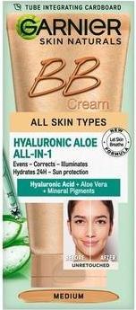 Produktbild Garnier GARNIER Hyaluronic Aloe All-In-1 BB Cream nawilżający krem BB do każdego typu skóry Śniady 50ml