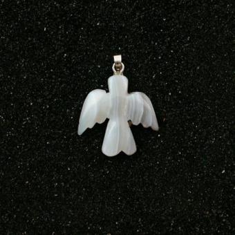 Jojo, Kettenanhänger, Achat Schutzengel,Glücksstein.R451-01